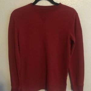 Maroon long sleeve sweater